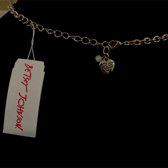 🆕 Betsey Johnson Rainbow Gummy Bear Crystal Charm Necklace- $68-NWT - Picture 4 of 6